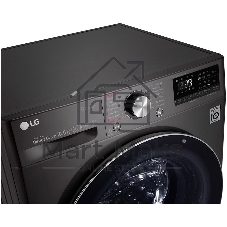 Стиральная машина LG F4V9RWP2E черный, загрузка фронтальная 10.5 кг, 1400 об/мин, класс A+++