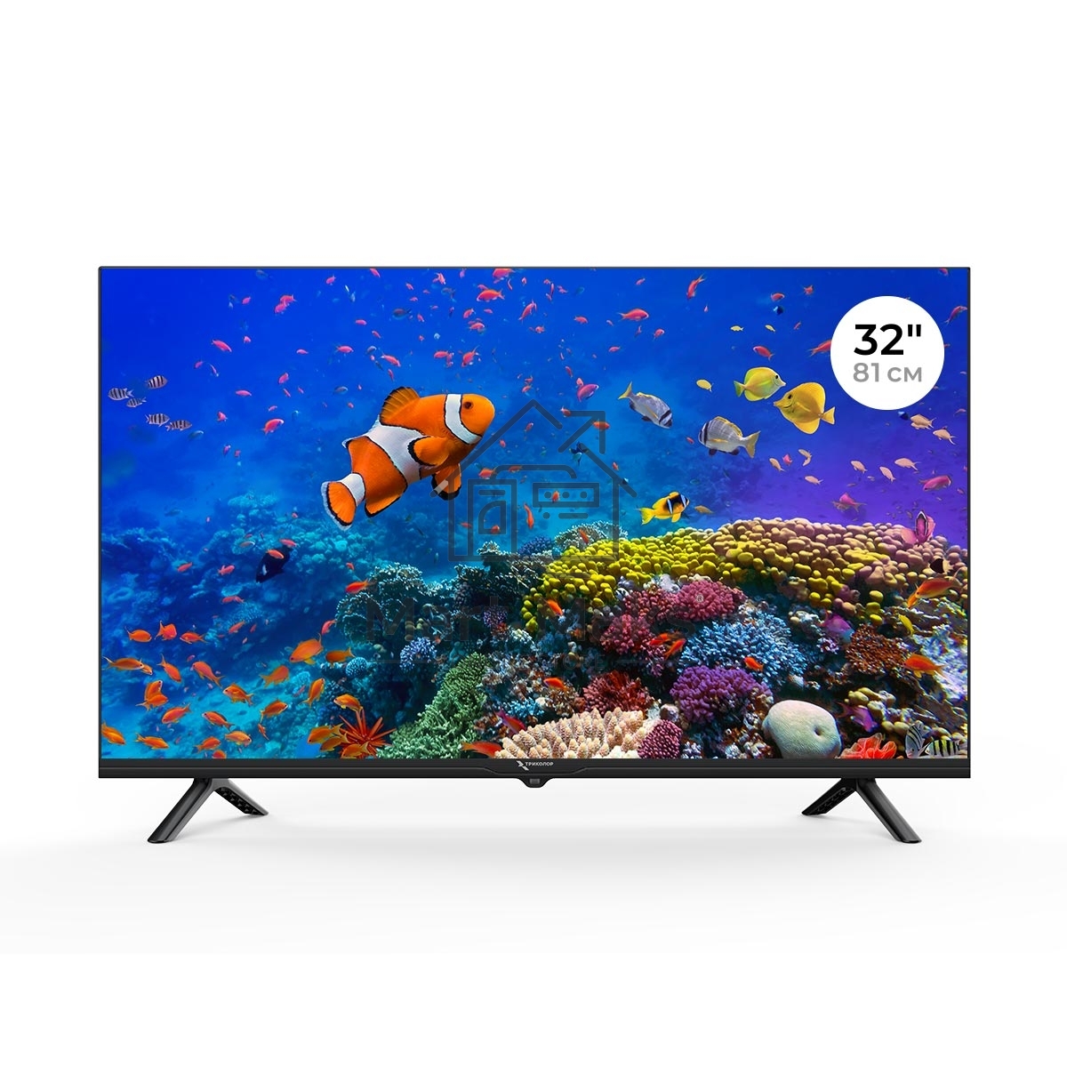 Телевизор Триколор 32” H32H5000SA черный LED HD 60Hz AndroidTV