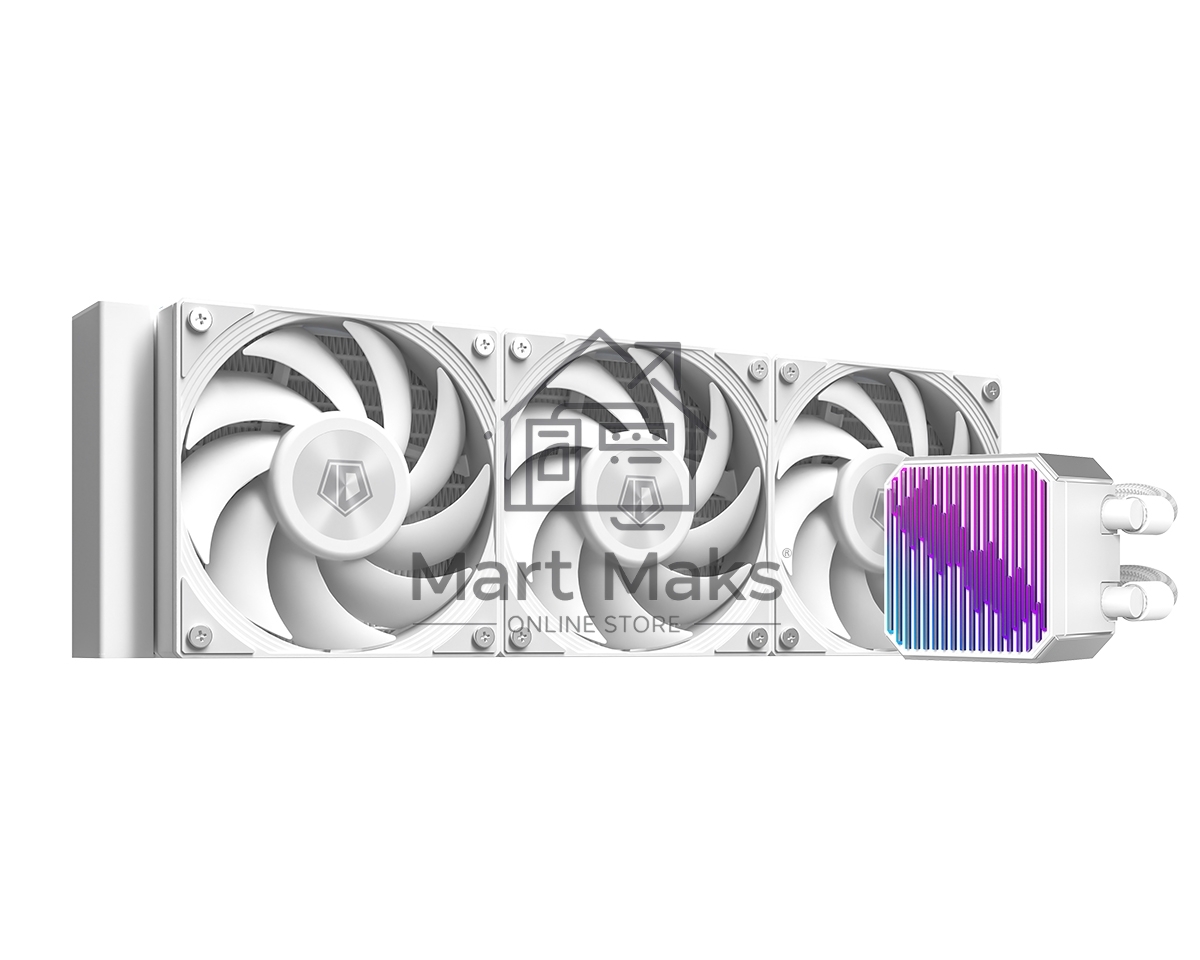 Система жидкостного охлаждения ID-COOLING DX360 MAX белый 120мм алюминий+медь 2150rpm 32.5db 4-pin 350W