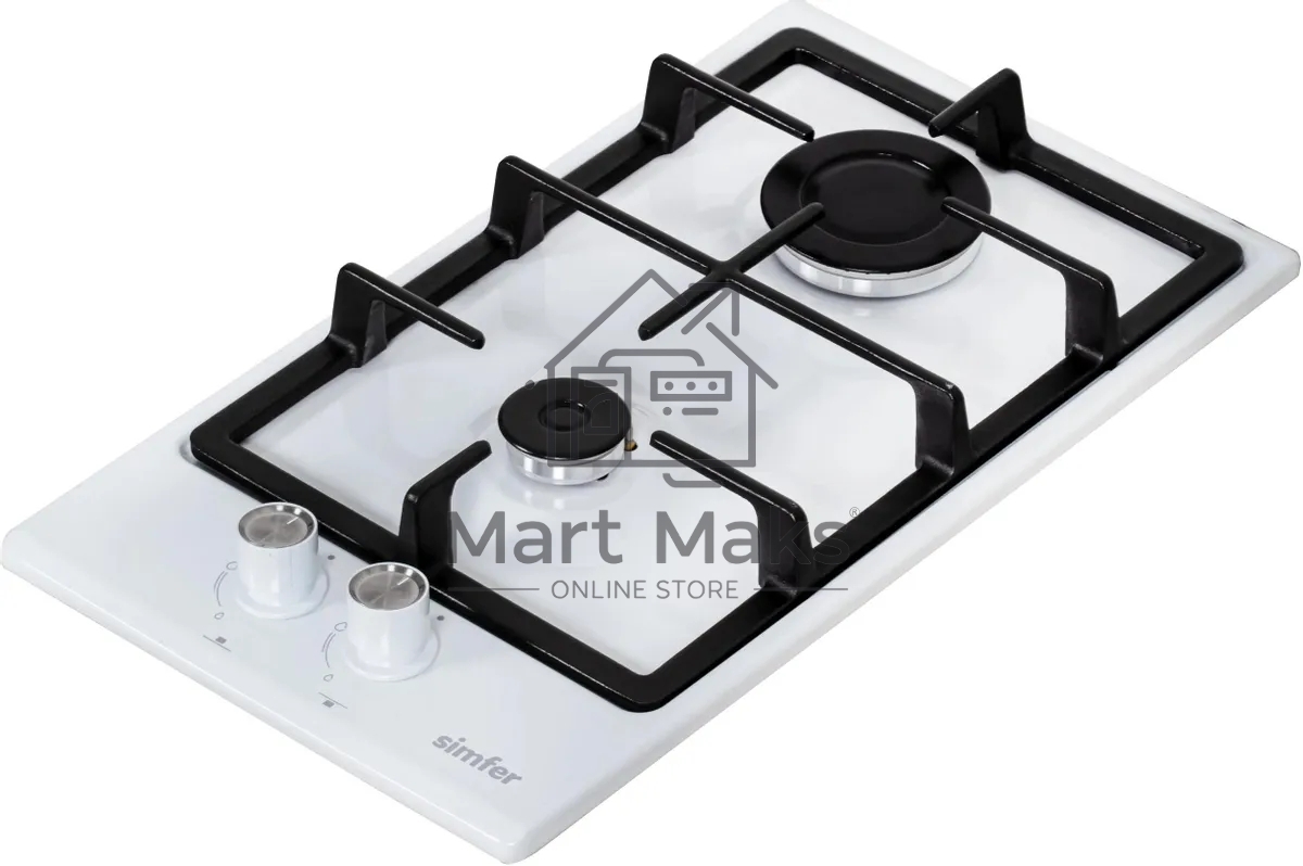 Газовая варочная поверхность Simfer H30V20W570 независимая, белый