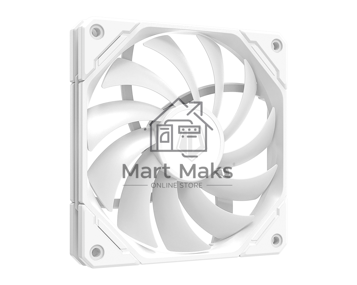 Вентилятор для корпуса ID-COOLING TF-12015-W белый 120 мм, 2200 об/мин, 32.3 дБ, 4 pin