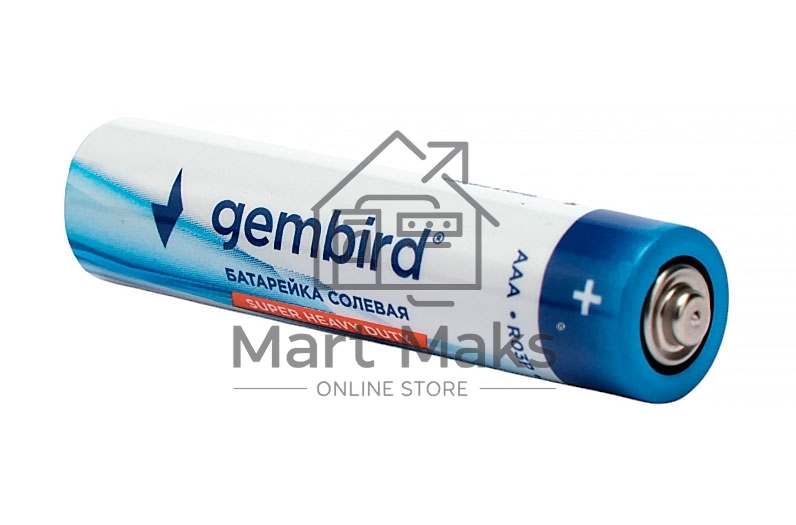 Батарейки солевые Gembird GB-R03P-24B, тип AAA, 24шт, коробка