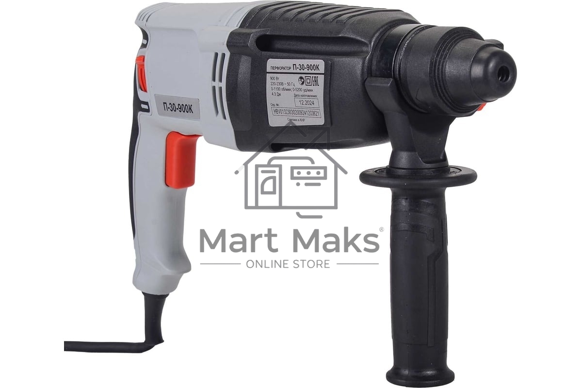 Перфоратор Ресанта П-30-900К патрон:SDS-plus уд.:4.3Дж 900Вт (кейс в комплекте)