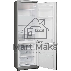 Холодильник Stinol STS 185 G серебристый двухкамерный 233/85л морозилка снизу