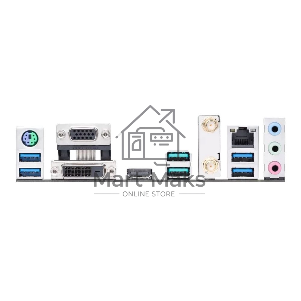 Материнская плата ASUS PRIME B550M-A WIFI II, AM4, AMD B550, 4xDDR4, 4xSATA, 2xM.2, 1xPCI-E 4.0 x16, 2xPCI-E x1, 1xDVI-D, 1xHDMI, 1xVGA, 1x 1Gb LAN, 2xUSB-A 3.2 Gen 2, 4xUSB-A 3.2 Gen 1, 3x3.5 мм, 7.1, Micro-ATX