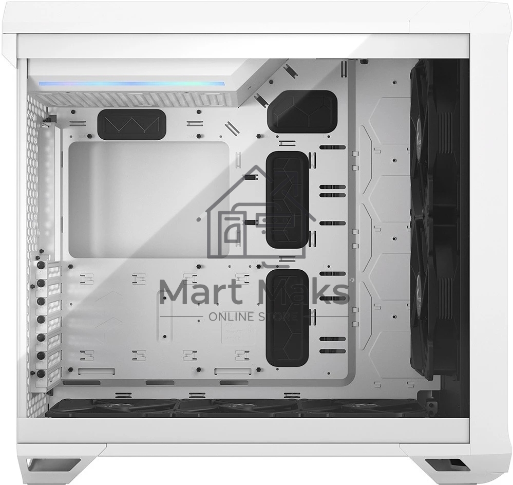Корпус Fractal Design Torrent White TG Clear Tint / E-ATX, TG, 2x3.5, 4x2.5, 7xPCI, 1xUSB-C, 2xUSB3.0 / 2x180mm, 3x140mm fans inc. / FD-C-TOR1A-03
