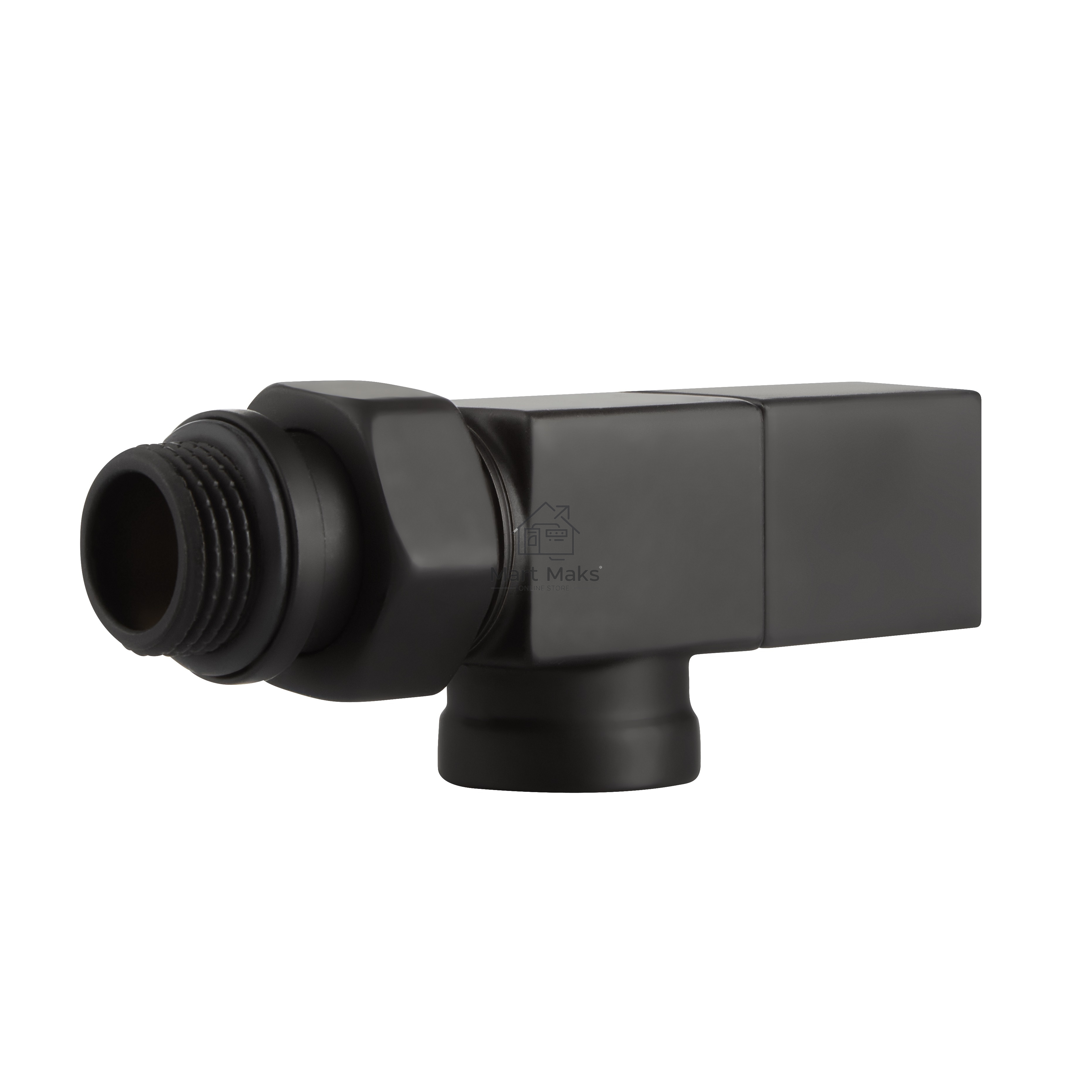 Набор дизайн-вентилей CUBE, осевой черный 1/2