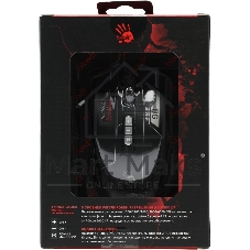 Мышь проводная A4Tech Bloody ES7 черный, 6000 dpi, USB, кнопки - 8