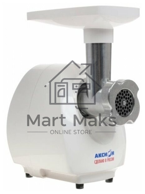 Мясорубка электрическая Аксион М25.03 белый, 1500 Вт, 1.7 кг/мин, защита от перегрузки, насадки - 5 Мясорубка электрическая Аксион М25.03 белый, 1500 Вт, 1.7 кг/мин, защита от перегрузки, насадки - 5