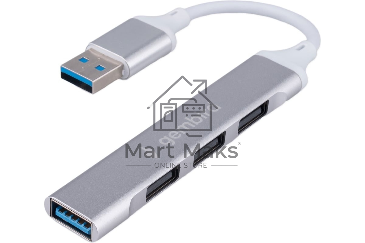 USB-концентратор Gembird UHB-C206, USB, USB 3.0/3xUSB 2.0, USB
