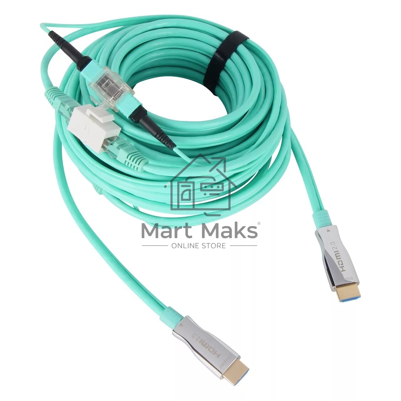 Сетевая Оптическая кабельная система HDMI2.0V VCOM 10M <D3745-10.0>