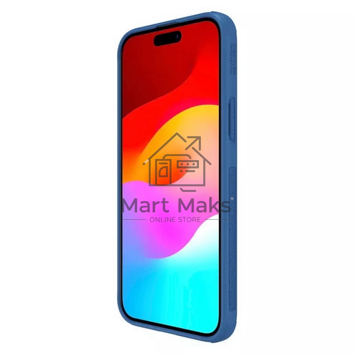 Чехол Super Frosted Shield Pro Magnetic Case, синий, (AP IP15 Plus)