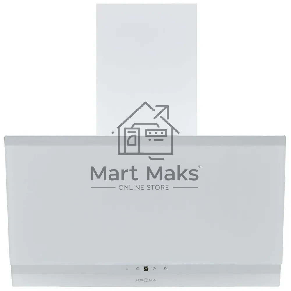 Вытяжка наклонная Krona Irma A 600 White S белый/серебристый, 59.5 см, 1300 куб. м/ч, 65 дБ