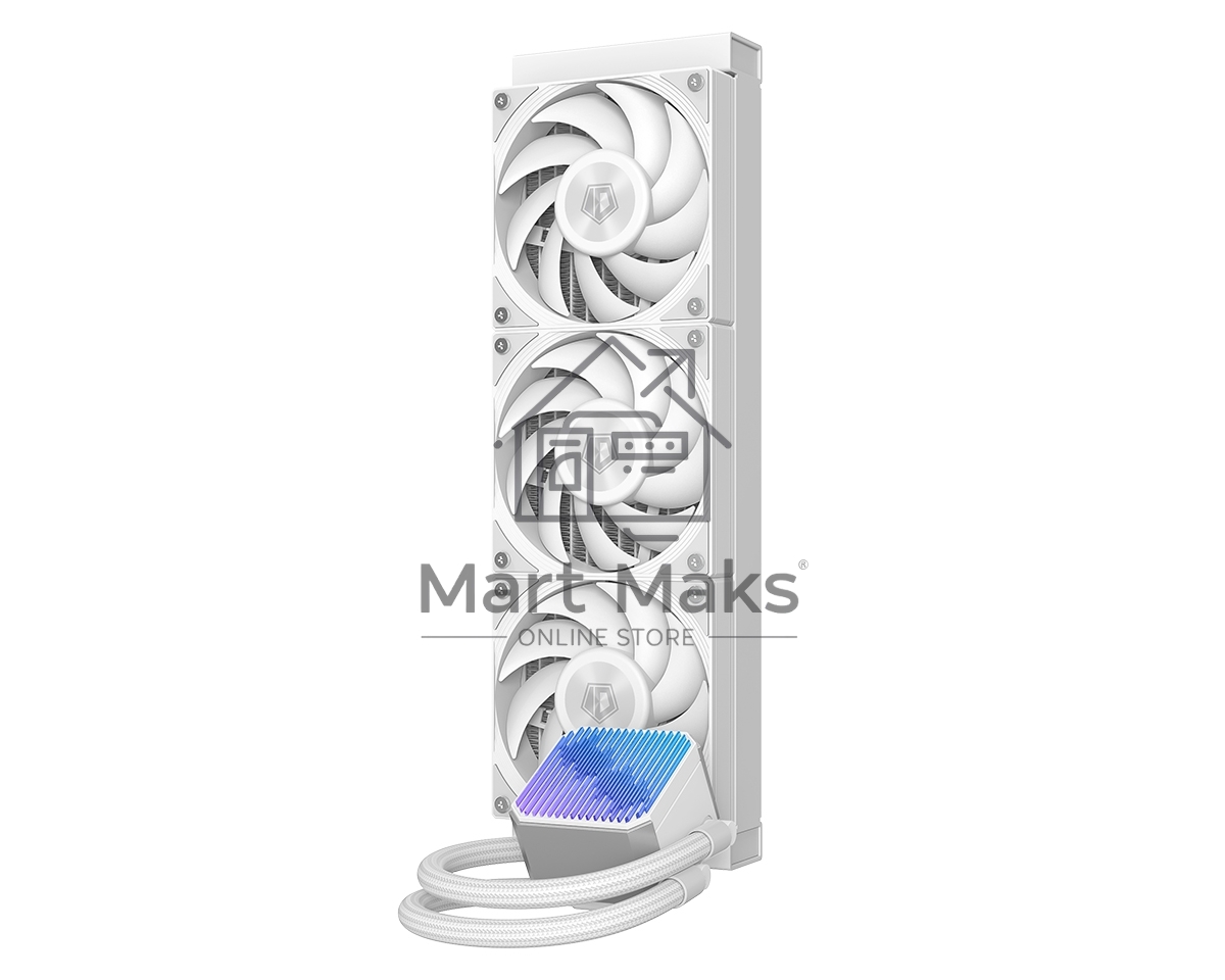 Система жидкостного охлаждения ID-COOLING DX360 MAX белый 120мм алюминий+медь 2150rpm 32.5db 4-pin 350W