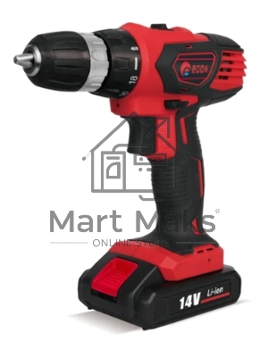 Дрель-шуруповерт Edon AD-14C, Аккумуляторная, 20В, 2 АКБ, Кейс