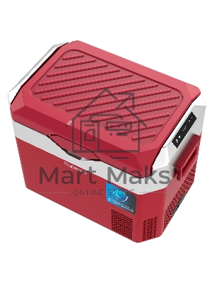 Холодильник автомобильный бордовый Бирюса НС-30P3