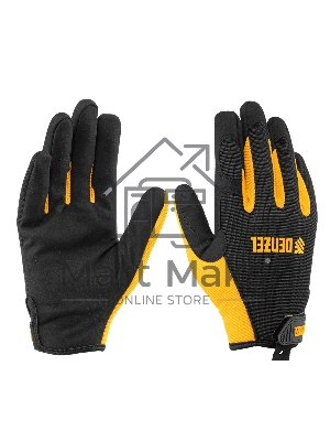 Перчатки универсальные Denzel на липучке, размер 9