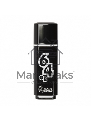 Флешка USB Smartbuy 64 Gb USB Smartbuy Glossy series черный (SB64 GbGS-K)