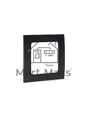 Рамка EKF EXM-G-302-30 Стокгольм PROxima 1-ая, черный