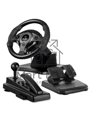 Руль SVEN GC-W750 16кноп. (с педалями) черный