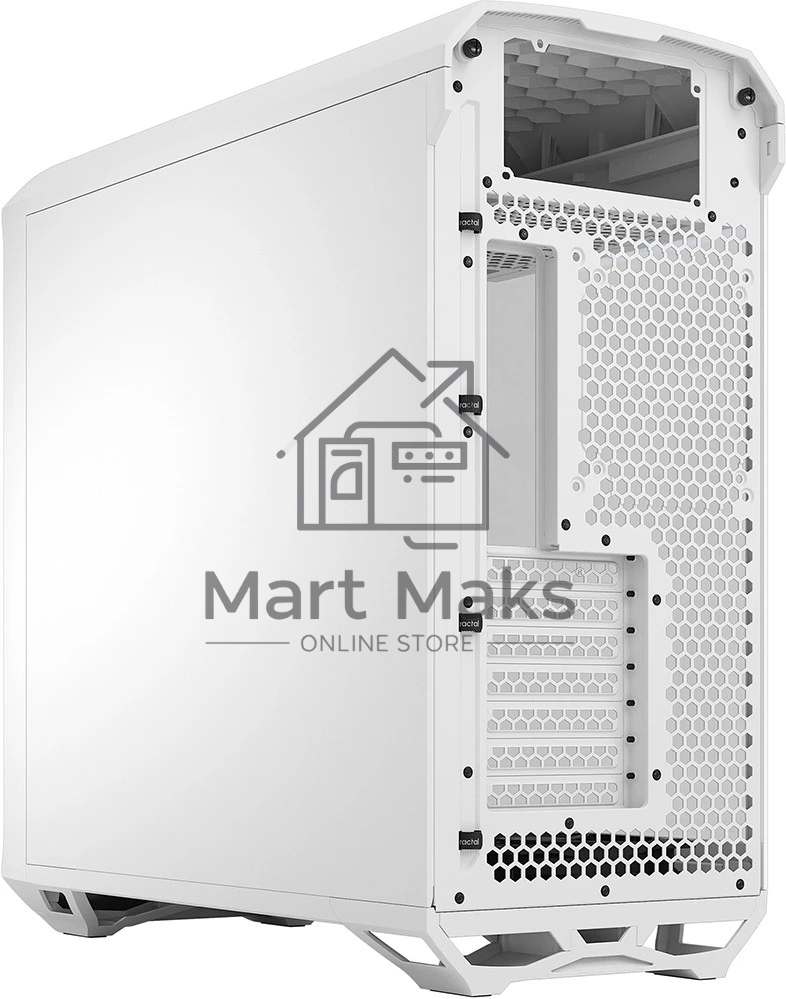 Корпус Fractal Design Torrent White TG Clear Tint / E-ATX, TG, 2x3.5, 4x2.5, 7xPCI, 1xUSB-C, 2xUSB3.0 / 2x180mm, 3x140mm fans inc. / FD-C-TOR1A-03
