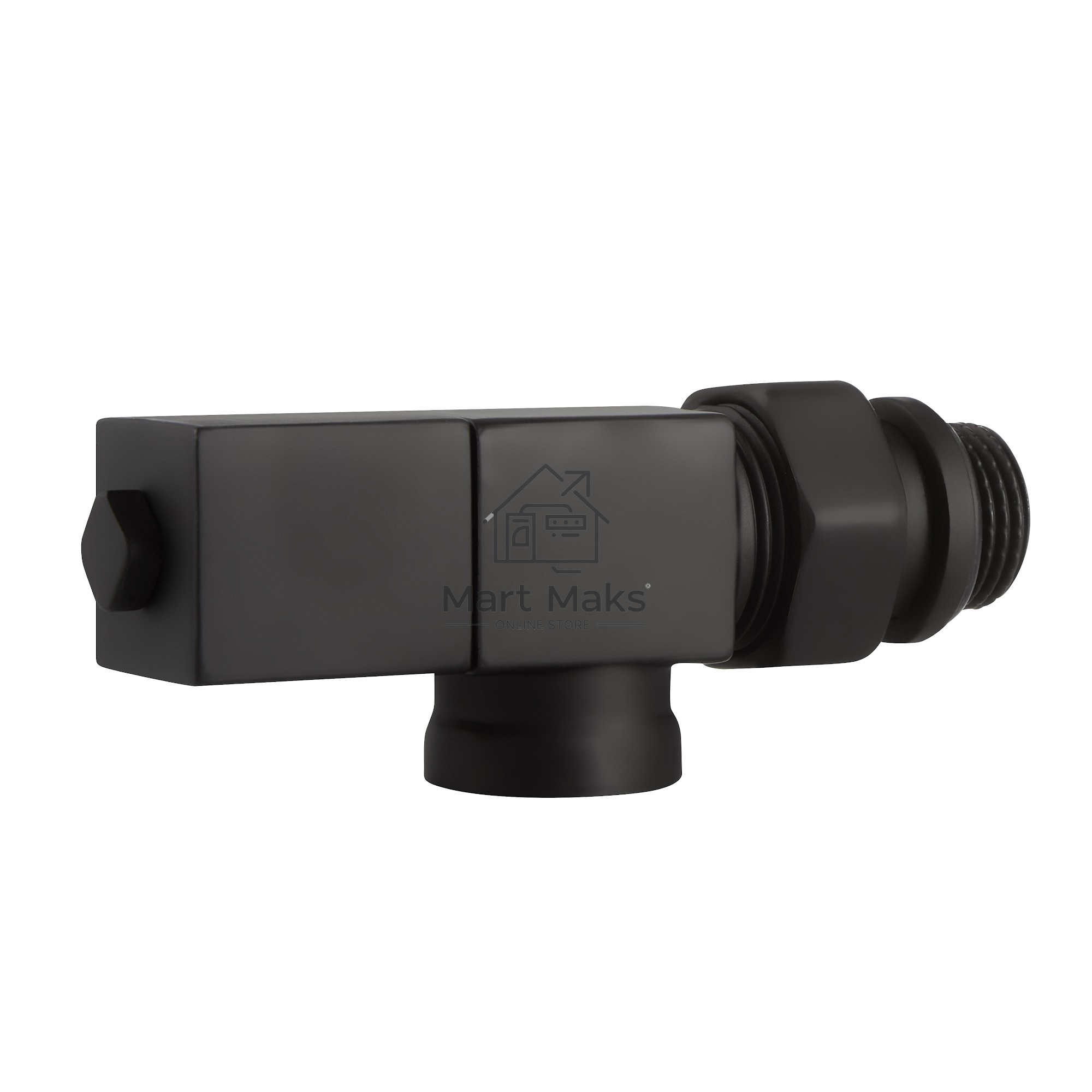 Набор дизайн-вентилей CUBE, осевой черный 1/2