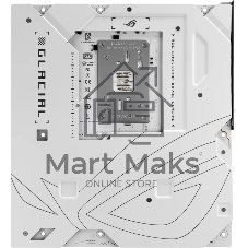 Материнская плата ASUS ROG CROSSHAIR X870E GLACIAL, AM5, AMD X870E, 4xDDR5, 4xSATA, 7xM.2, 2xPCIe 5.0 x16, 2x10Gb LAN, Wi-Fi 7, Bluetooth 5.4, 2xUSB-C 40Gbps (USB4 / Gen3x2), 4xUSB-C 10Gbps, 8xUSB-A 10Gbps, 2x3.5 мм, 7.1, E-ATX