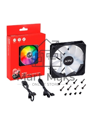 Вентилятор для корпуса ADATA XPG VENTO R 120 ARGB PWM черный, 120 мм, 1600 об/мин, 32 дБ, 4 pin