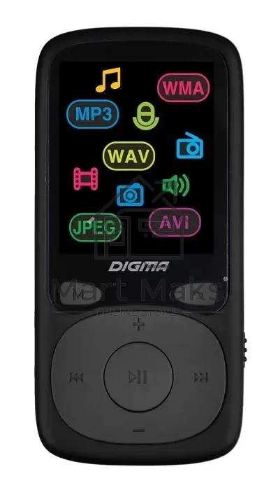 Плеер Hi-Fi Flash Digma B4 8Gb черный/1.8
