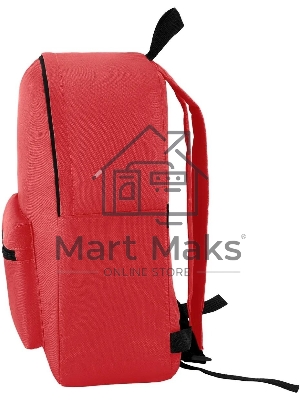 Рюкзак Silwerhof Simple, красный, 28x41x14см, 830836