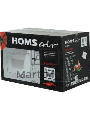 Микроволновая печь встраиваемая HOMSair MOB205WH