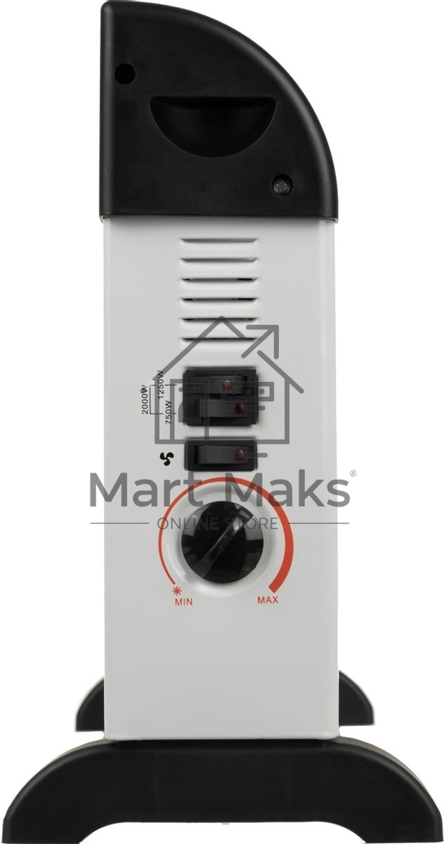Конвектор Centek CT-6124 белый, 750/1250/2000 Вт, 20 м2, механический термостат
