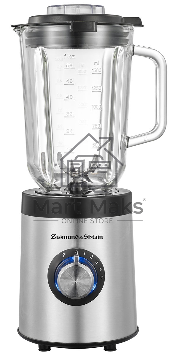 Блендер стационарный Zigmund & Shtain BS-481 D 1200 Вт, металлик