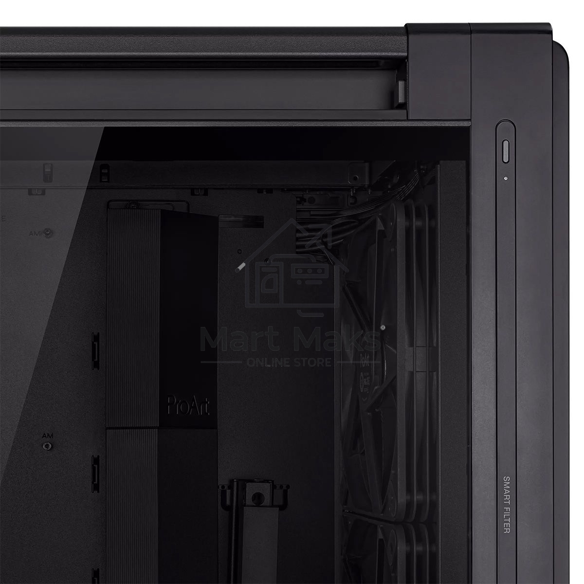 Корпус ASUS PROART PA602 TG ARGB черный PA602/BLK/TG (90DC00J0-B09000)