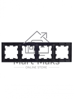 Рамка 4-местная BRITE РУ-4-БрТБ темная бронза