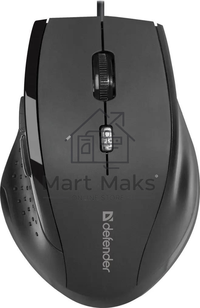 Мышь проводная Defender Accura MM-362 черный, 1600 dpi, USB, кнопки - 6