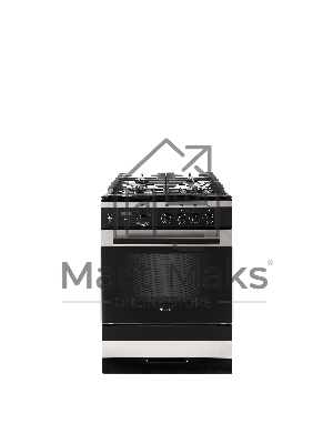 Плита газовая Gefest ПГ 6500-04 0169 черный, конфорок 4 шт, духовка 52 л, 60 см x 85 см x 60 см