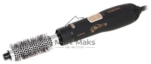 Фен-щётка Centek CT-2059 черный/золотистый, 1200 Вт, 25 мм