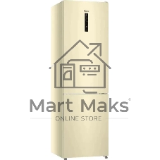 Холодильник Haier CEF538CCG бежевый двухкамерный 263/105л морозилка снизу, No Frost