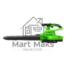Воздуходув-Садовый Пылесос аккумуляторный GreenWorks GD40BVIIk4, 40V, бесщеточный, c 1хАКБ 4Ач и ЗУ (2406907UB)