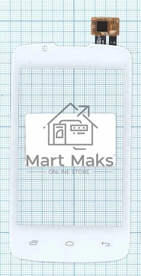 Сенсорное стекло (тачскрин) для Fly IQ436 Era Nano 3, белое