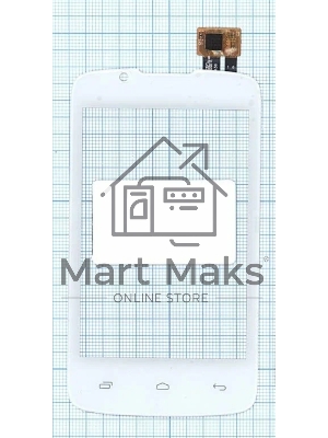 Сенсорное стекло (тачскрин) для Fly IQ436 Era Nano 3, белое