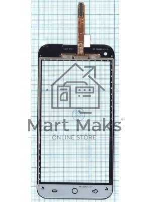 Сенсорное стекло (тачскрин) HF6-GP0 F6043018 ZR 1425 FPC-V1.0, черное