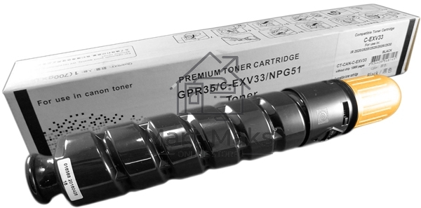 Картридж лазерный ELP С-EXV33/GPR-35/NPG-51 черный (14600 стр. туба 600г) для Canon iR 2520/2520i/2525/2525i/2530