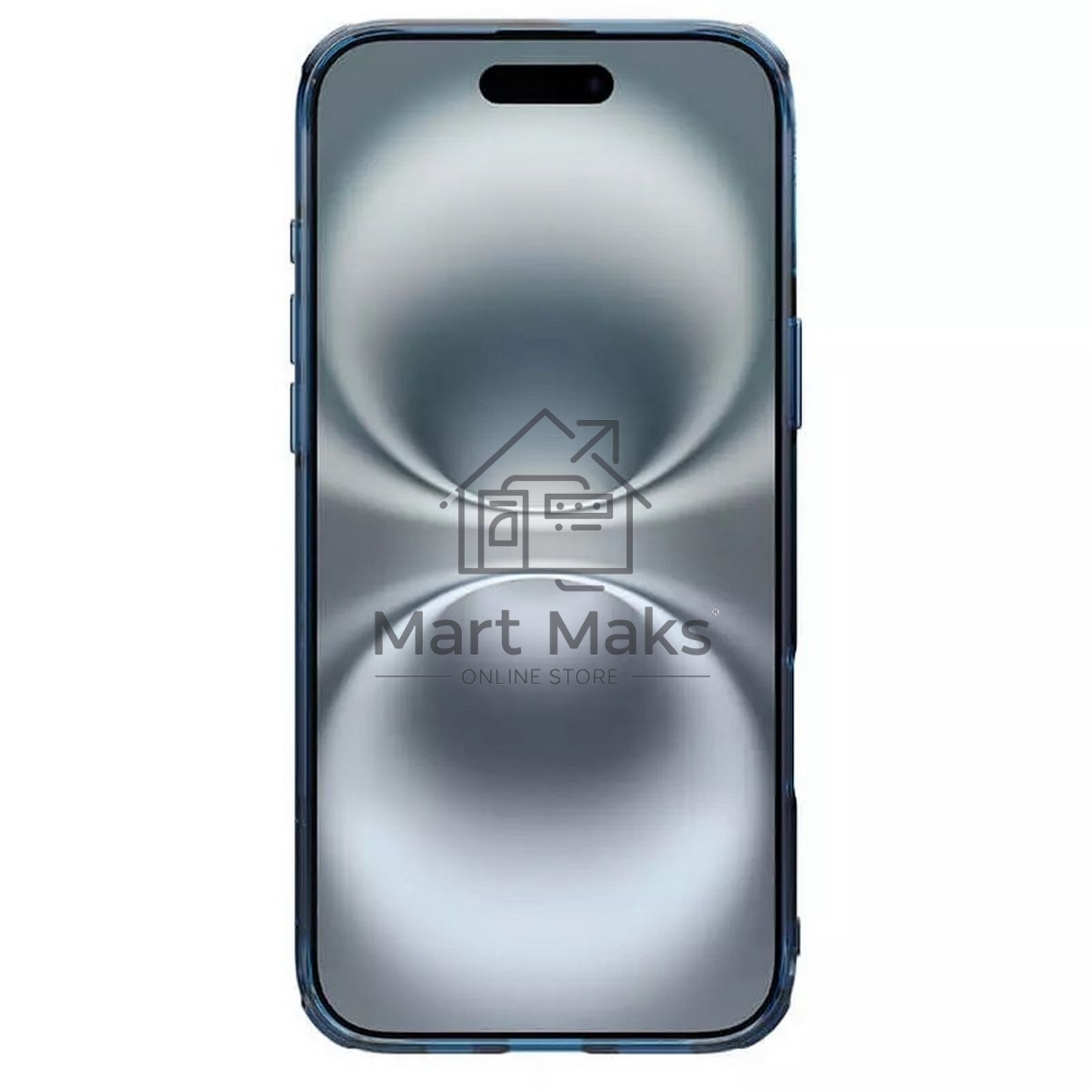 Чехол Nature TPU Pro Magnetic Case, синий, (AP iP16 Plus)