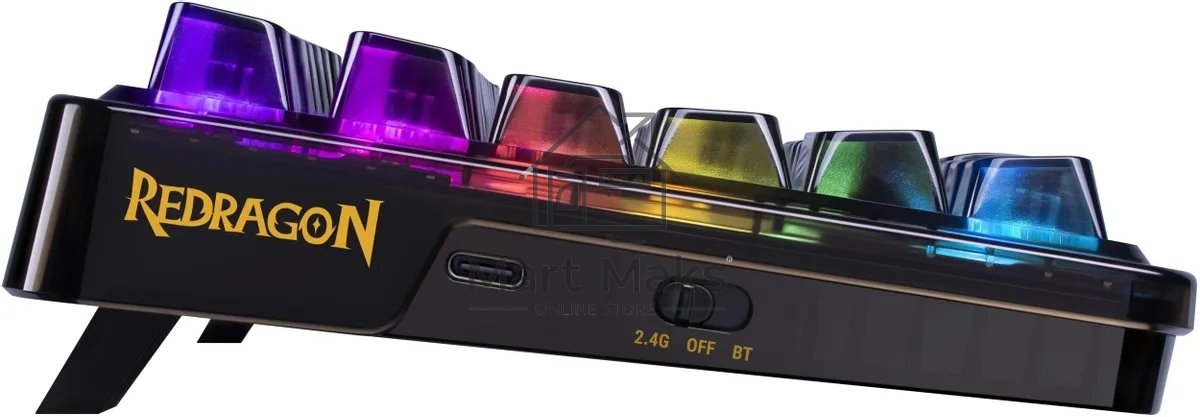 Клавиатура Redragon Elf Pro (71742) беспроводная, USB, Bluetooth/Радиоканал, черный