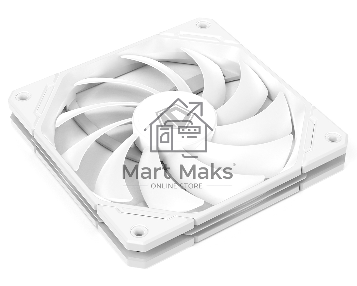 Вентилятор для корпуса ID-COOLING TF-12015-W белый 120 мм, 2200 об/мин, 32.3 дБ, 4 pin