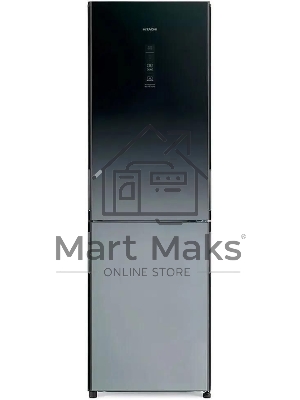 Холодильник Hitachi R-BG410PUC6X XGR серый двухкамерный 215/105л морозилка снизу, No Frost