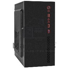Компьютерный корпус Minitower ExeGate EX299263RUS BAA-403U-UNS500 (mATX, БП UNS500 с вент. 12см, 2хUSB/1хUSB 3.0, HD Audio, черный)