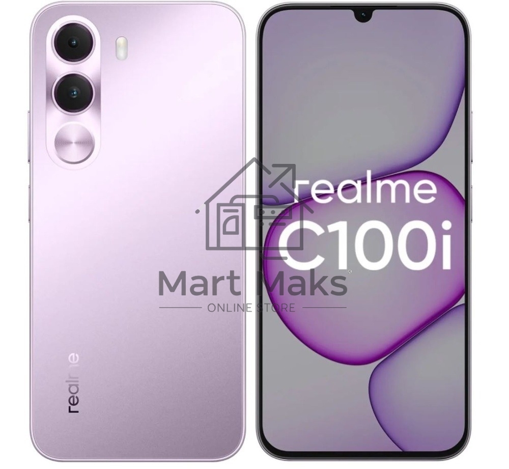 Смартфон Realme C100i 4/64Gb фиолетовый
